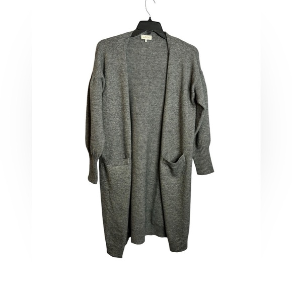 ACOA Grey Long Line Cardigan Sweater Size S/M - Picture 1 of 8